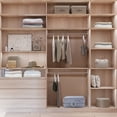 thumbnail image 7 of REGALWOVEN 1 Pack Foldable Clothes Storage, Storage Bags, Moving Bags for Organizing Bedroom, Clothing, Storage Containers with Handles Gray 15.5*12*7in, 7 of 7