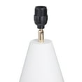 thumbnail image 5 of CosmoLiving by Cosmopolitan 27" White Table Lamp with Cream Fabric Shade, 5 of 9