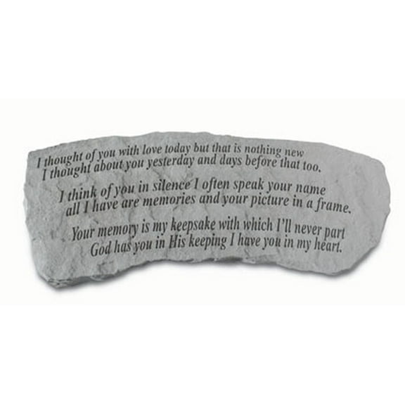 I Thought Of You With Love...(Bench) Garden Bench