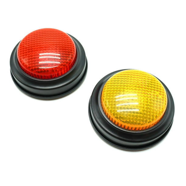 Answer Buzzers Gelabur, paquete de 2 unidades para el aula de juegos de preguntas y respuestas