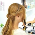 thumbnail image 6 of Pnellth Lady Hair Hoop Band Headband Elastic Rubber String Easy Hair Styling Making Tool Black, 6 of 8