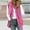 Hot Pink, variant on Dxzfnsa Hooded Vests for Women Womens Fashion Fleece Solid Color Sleeveless Coats Casual Warm Zip Up Jackets Fall Winter Vests with Pockets