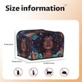 thumbnail image 5 of Balery Cosmic Garden Woman Portrait Pattern Oven Cover Kitchen Bread Machine Protector, 4 Slice Toaster Cover for Home, Anti Dust Fingerprint Coaster Cover, 5 of 7