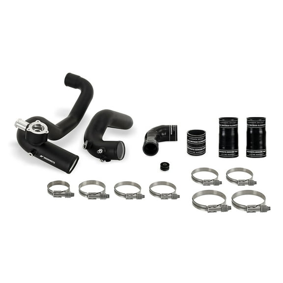 Mishimoto High-Mount Intercooler Pipe Upgrade Kit, Compatible with Ford Bronco 2.3L 2021 , Black