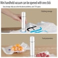 thumbnail image 3 of High Power Portable Vacuum Sealer With Extended Battery Life up to 40% off Kitchen Appliances Freezing Bags for Meat Mylar Sealer Heat Food Vacuum Sealer Bags Prep Sealer 5 Piece Food Vacuum Container, 3 of 3