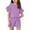 Purple, variant on SNKSDGM 4Th of July Girls Outfits Size 14-16 Girls Summer Outfits 2 Piece Set Casual Round Neck Short Sleeve Top and Shorts Elastic Waist Comfortable Playwear for Toddler Kids Age 4 15 14-15 Years