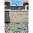 thumbnail image 3 of Carolines Treasures BB7630RUG Welcome Friends Black Tan Dachshund Machine Washable Memory Foam Mat, 3 of 4