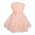 thumbnail image 4 of UPPADA Womens Tulle Dress Short Puffy Prom Dress Sleeveless Wrap Dress Fluffy Dress with Bow Tie Strapless Mesh Birthday Fairy Dresses Cocktail Party Gown Sale Items Clearance, 4 of 5