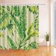 thumbnail image 1 of Cortina de ducha de baño de tela de poliéster ABPHQTO con hojas de plátano 160x180 cm, 1 of 1