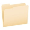 Pendaflex 1/3 Cut Recycled File Folder, Letter, 3/4 in Expansion, Mediumweight, Manila, Pack of 100