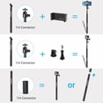 thumbnail image 3 of Palo para selfies Smatree de 1,78 m compatible con DJI OSMO 360 GoPro, 3 of 7