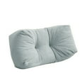 thumbnail image 2 of Sectional Sofa with Lumbar Support Pillow, Blue, 1 Piece, 2 of 4