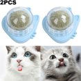 thumbnail image 5 of Pelota Hierba Gatera para Juguete para Gatos Autoestimulante Dentición Y Provocación Piruleta para Gatos Lamiendo Y Provocando para Gatos Juguete para Gatos A Las Mordeduras Cabeza Gato Azul, 5 of 5