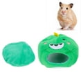 thumbnail image 1 of Cama para Hámster Casa de Cama para Animales Pequeños Cama para Cueva de Hámster Verde Cálida Y Esponjosa Jaula de Dibujos Animados Cama de Felpa para Mascotas Pequeñas ANGGREK Otros, 1 of 8