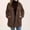 Brown, variant on Black Hoodies for Women Winter Fleece Sweatshirt Fleece Lined Cardigan Jacket Crew Neck Y2K Hoodies Casual Long Sleeve Sweatshirts Fall Winter Track Jackets with Pockets 4XL