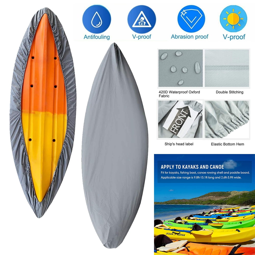 Canoe Cover, Waterproof UV Sun Protection Storage Dust Cover for 3.14m