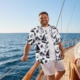 thumbnail image 3 of COOFANDY Big and Tall Men' Hawaiian Shirts Short Sleeve Tropical Floral Button Down Shirt Casual Summer Beach Shirts, 3 of 6
