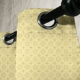 thumbnail image 4 of Ambesonne Quatrefoil Grommet Curtain, Pattern with Moroccan, 50" x 63", Pale Yellow, 4 of 6
