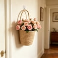 thumbnail image 5 of Gumesh Woven Hanging Basket,Wall-Mounted Storage Organizer with Handle for Kitchen,Small Hanging Wicker Basket for Bread Fruit Vegetable and Storage Home Decor, 5 of 6
