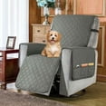 thumbnail image 2 of One-Piece Recliner Sofa Cover with 6 Pockets Poly Fleece Protection Pet Resistant, 2 of 2