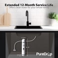 thumbnail image 5 of PureDrop PDR-16KPCB Under Sink Water Filter, High Capacity Under Sink Composite Filtration System, Reduces Chlorine, Bad Taste & Odor, 16K Gallons, 5 of 6