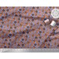 thumbnail image 3 of Soimoi Tissu en Poly Georgette, Tissu Imprimé pour Aliments, 1 Yard 52 Pouces de Large, 3 of 3