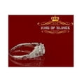 thumbnail image 4 of King of Bling's 925 Sterling Silver White 2.60ct CZ Wedding Round Womens Ring in Size 8, 4 of 10