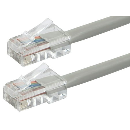 UPC: 0889028012727 | Monoprice Cat6 Ethernet Patch Cable – 1 Feet – Gray | Network Internet Cord – RJ45  Stranded  550Mhz  UTP  Pure Bare Copper Wire  24AWG – Zeroboot Series