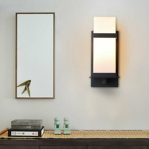 CNCEST Modern Outdoor Exterior Wall Lantern Light Fixture Porch Patio Garage Wall Lamp Sconce