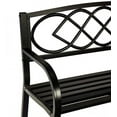 thumbnail image 6 of Plow & Hearth Celtic Knot Garden Bench, 6 of 8