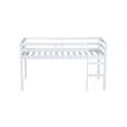 thumbnail image 6 of Bellemave Twin Low Loft Bed with Storage, Wooden Loft Bed with Ladder and Guardrails, Kids Loft Frame with Strengthened Slats (Twin, White), 6 of 10