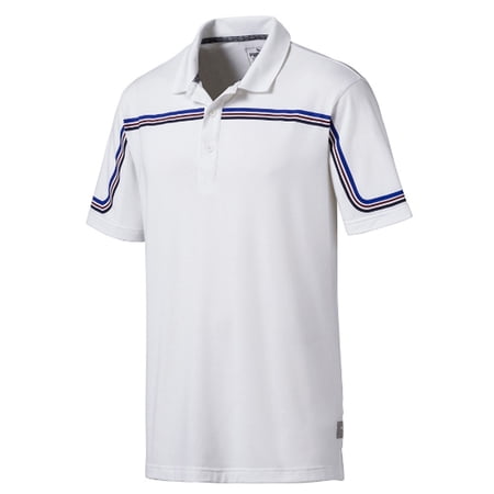 NEW Puma Looping Polo Bright White Golf Polo/Shirt Men s XX-Large (XXL)