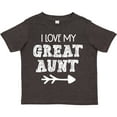 thumbnail image 3 of Inktastic I Love My Great Aunt with Arrow Boys or Girls Toddler T-Shirt, 3 of 5