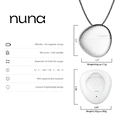 thumbnail image 4 of Nuna - Emotion Tracking Smart Pendant, emotional wellness wearable, blending neuroscience, AI, and mindful design - Silver, 4 of 8