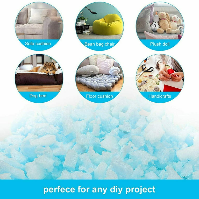 Shredded Foam Fill for Bean bags, pillows, pet beds, cushions