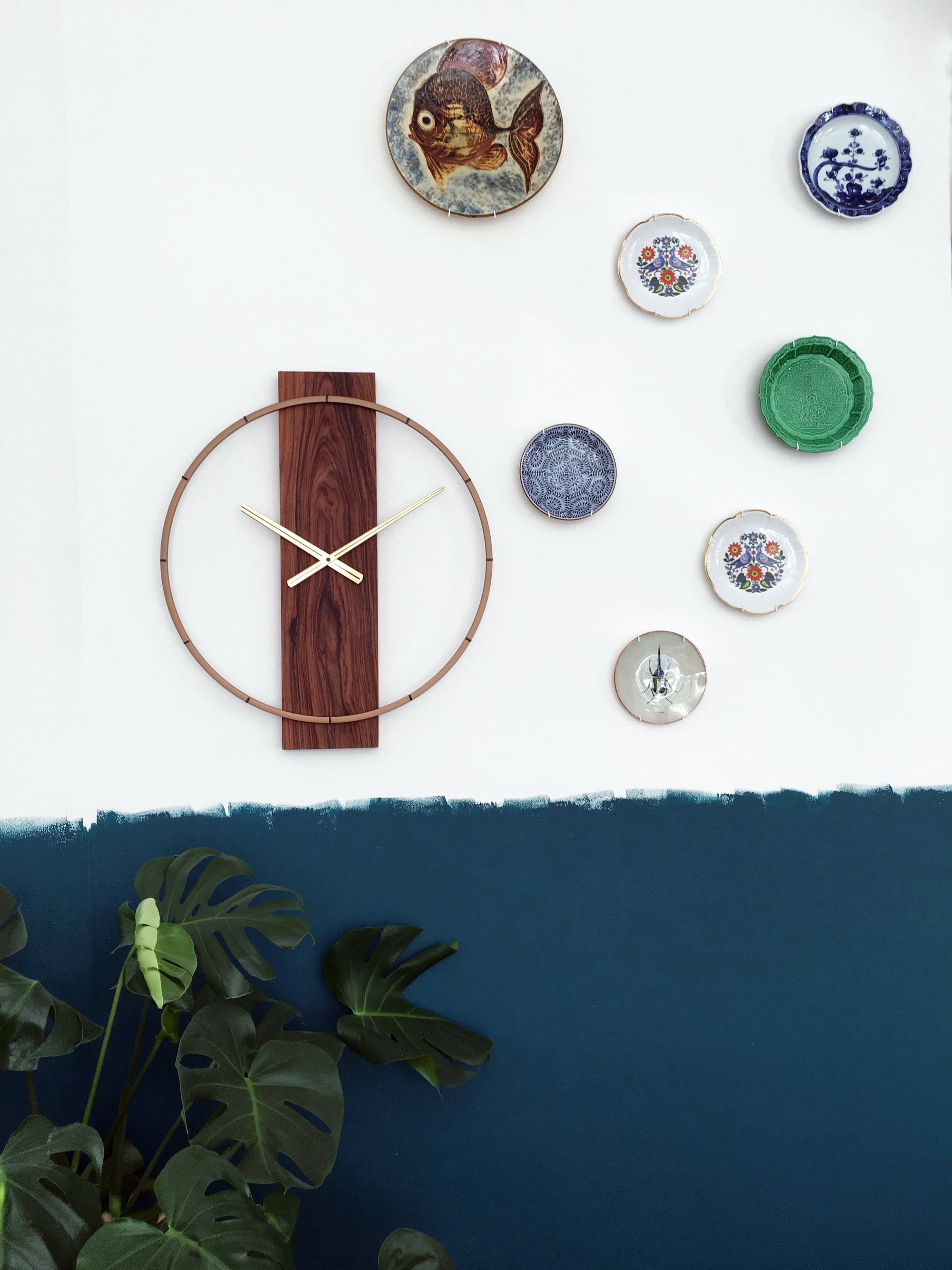 NEXTIME WALL CLOCK CARL - BROWN
