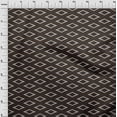 thumbnail image 3 of oneOone Cotton Silk Fabric Geometric Ikat Printed Fabric 1 Yard 42 Inch Wide, 3 of 4