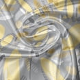 thumbnail image 5 of Ambesonne Yellow Flower Valance Pack of 2, 60's Pattern, 54"X18", Pale Yellow Pale Grey, 5 of 5