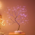 thumbnail image 3 of Luces navideñas led lámpara de alambre de cobre árbol de perlas luz interruptor táctil gypsophila luz de noche, 3 of 5