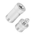 thumbnail image 3 of Wweixi Joint Protector for Pool Cue 3/8 Care Joint Pin Protector Cap Cues x10 Black Set 1 Silver 6cm, 3 of 6