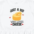 thumbnail image 4 of Inktastic Cheese Lover Kids Girls Toddler Dress, 4 of 5