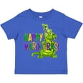 thumbnail image 3 of Inktastic Happy Mardi Gras Big and Little Alligators with Beads Boys or Girls Toddler T-Shirt, 3 of 5