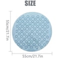 thumbnail image 7 of VIVECOMB Shower mat, Household Bathroom Floor Mat 21.7" Round Non-Slip Bathroom Mat Shower Bath Mat, 7 of 7