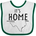 thumbnail image 3 of Inktastic Its Home- State of Texas Outline Distressed Text Boys or Girls Baby Bib, 3 of 4