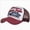 Wine Red, variant on Mesh Trucker Hat Sport Baseball Cap Adjustable Suede Brim Visor Unisex Golf Dad Hat Wine Red