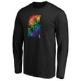 thumbnail image 2 of Men's Black Seattle Mariners Team Pride Logo Long Sleeve T-Shirt, 2 of 3