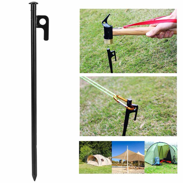 Clavija Para Tienda De Campaña, Pasadores De Fijación, Estacas Para Tienda De Campaña, 4 Uds. Para Accesorios De Acampada En La Playa, Herramienta De Fijación De Tienda De OTVIAP Tent Peg