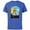 Royal Heather, variant on Disney Lilo & Stitch Surf’s Up Kauai - Short Sleeve Cotton T-Shirt for Adults - Customized-Black