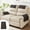 Black, variant on Sofa Armrest Cushion, Recliner Headrest Protector, Sofa Armrest Covers with Side Pockets, Scratch Resistive(62x15.7in)