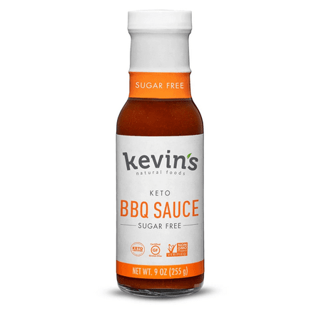 Kevin s Natural Foods Gluten Free Sugar Free Keto BBQ Sauce  9 oz [Pack of 6]